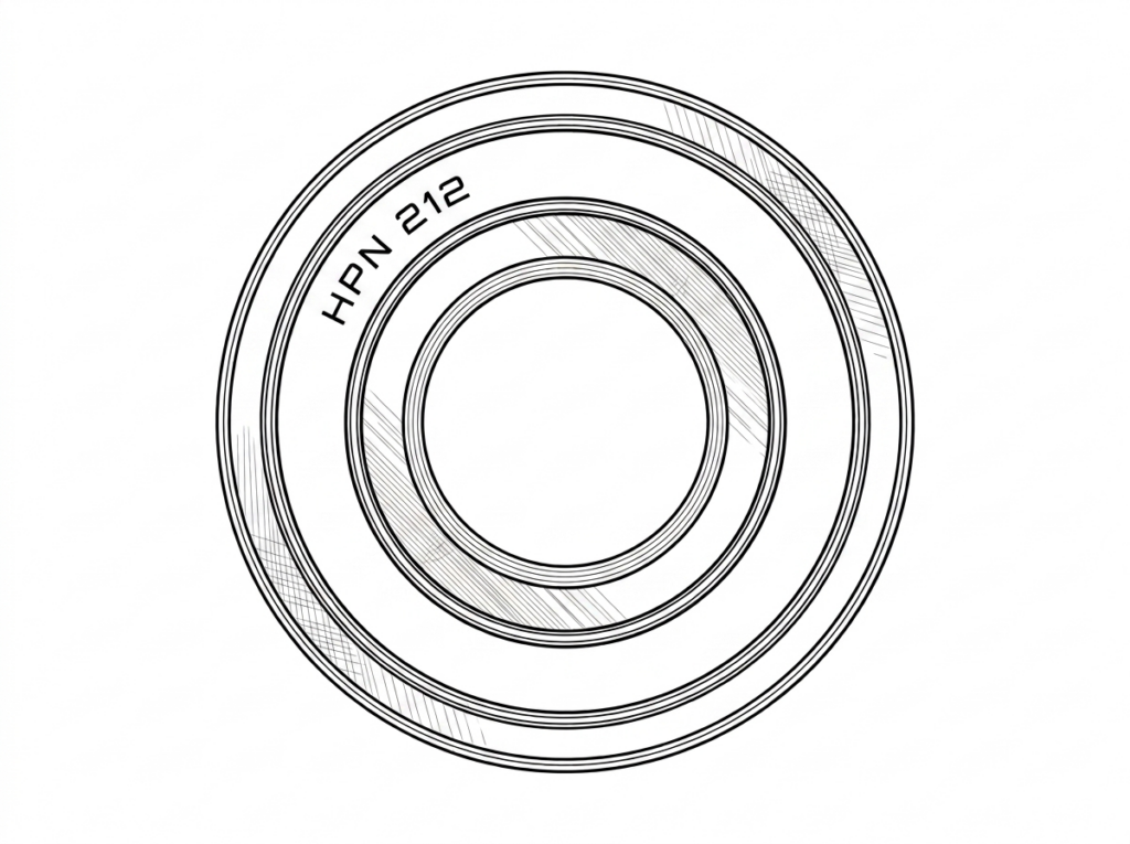 Roller Bearing - PN: 2391-0381-077 (BE-00076)
