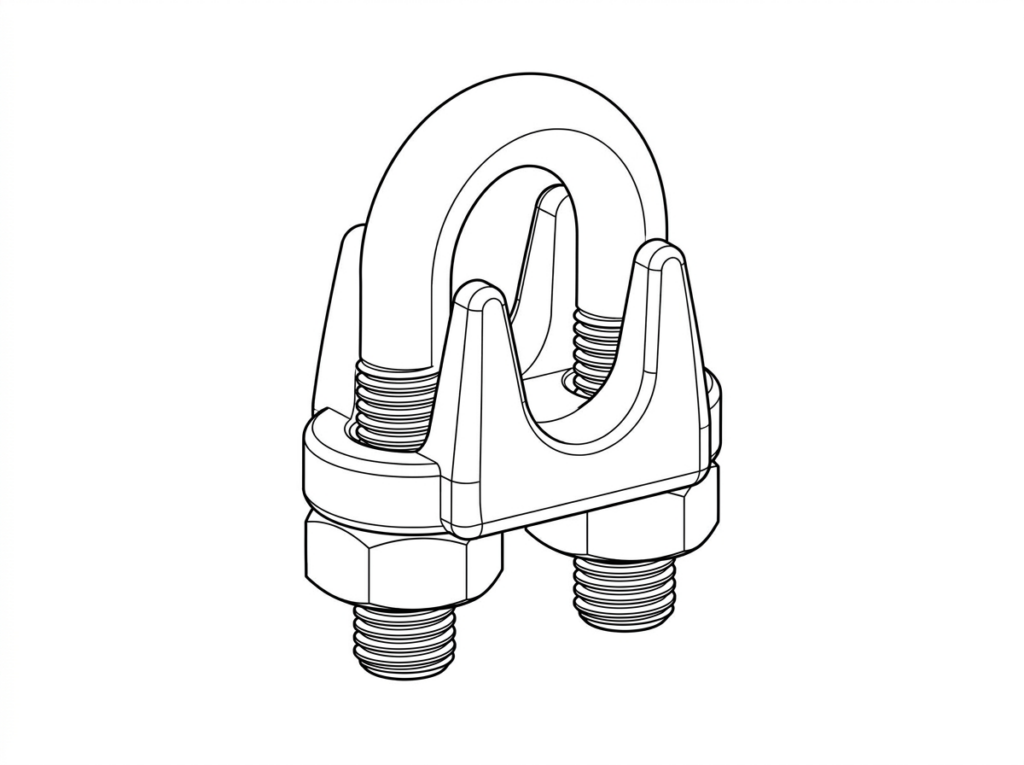 Clamp, Bulldog, SS304, 3/8" (BN-00463)