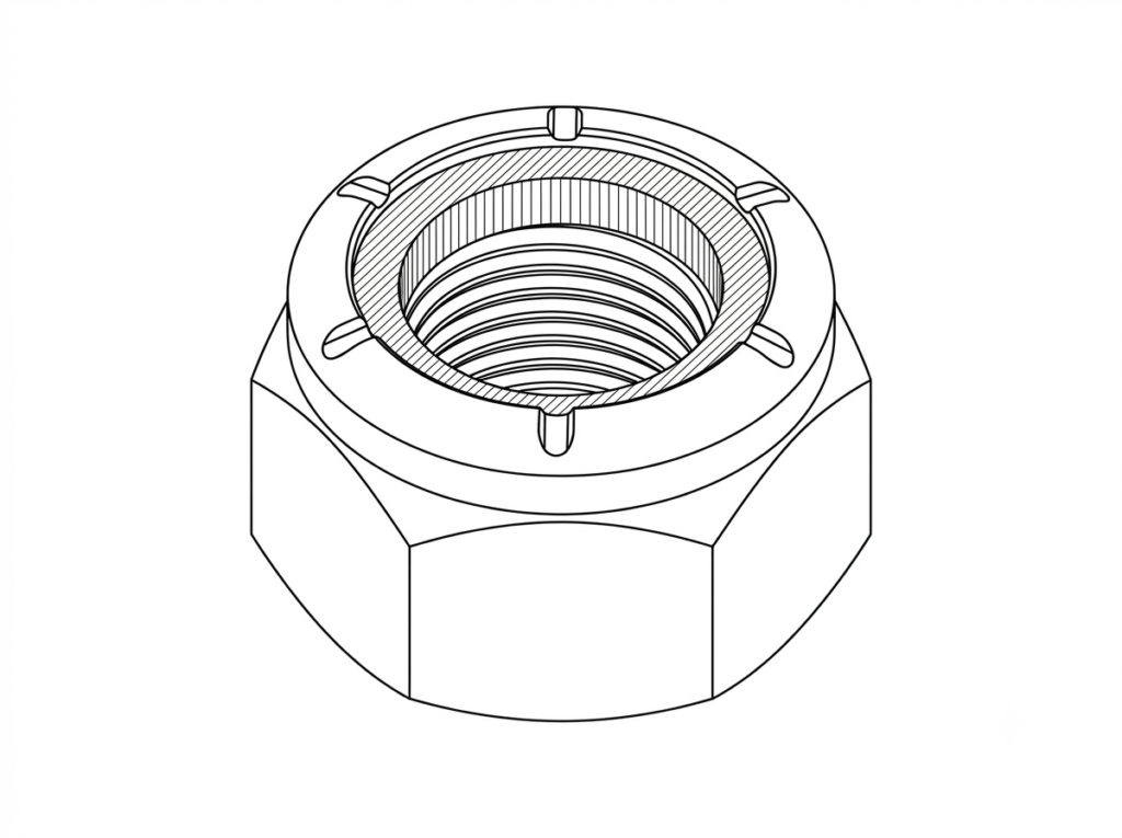 1/2" SS304 LOCK NUT (BN-00498)