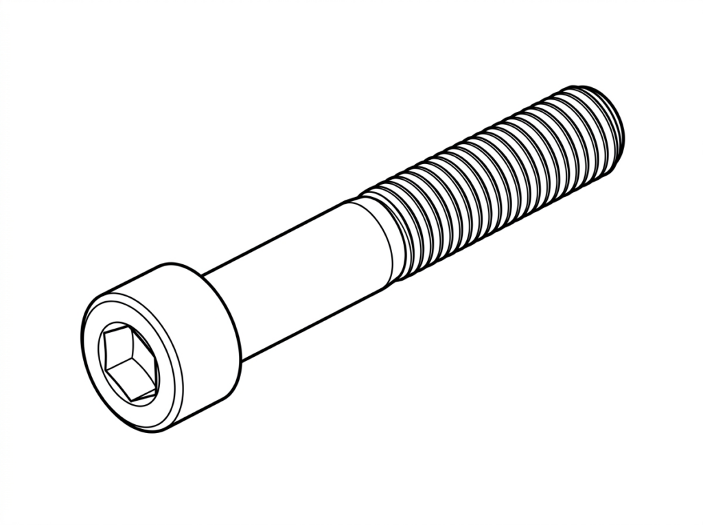 Screw, Allen Cap, SS304, M5 x 55mm (BN-00561)