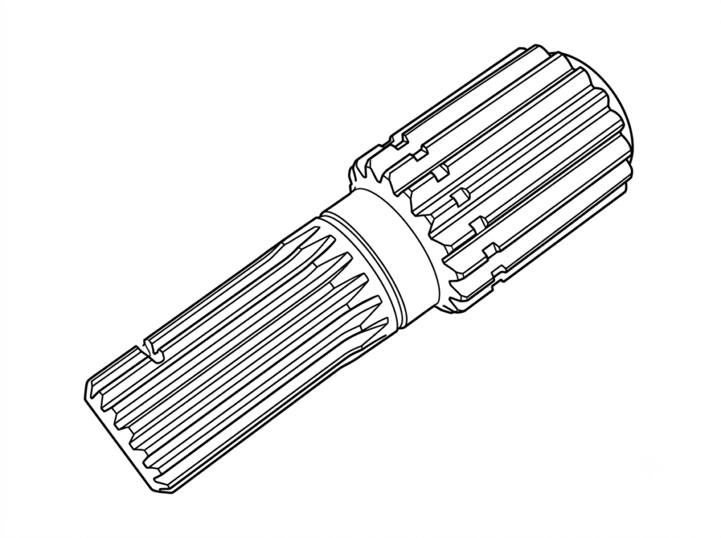 SHAFT SUN GEAR - PN: 23099 (BR-00103)