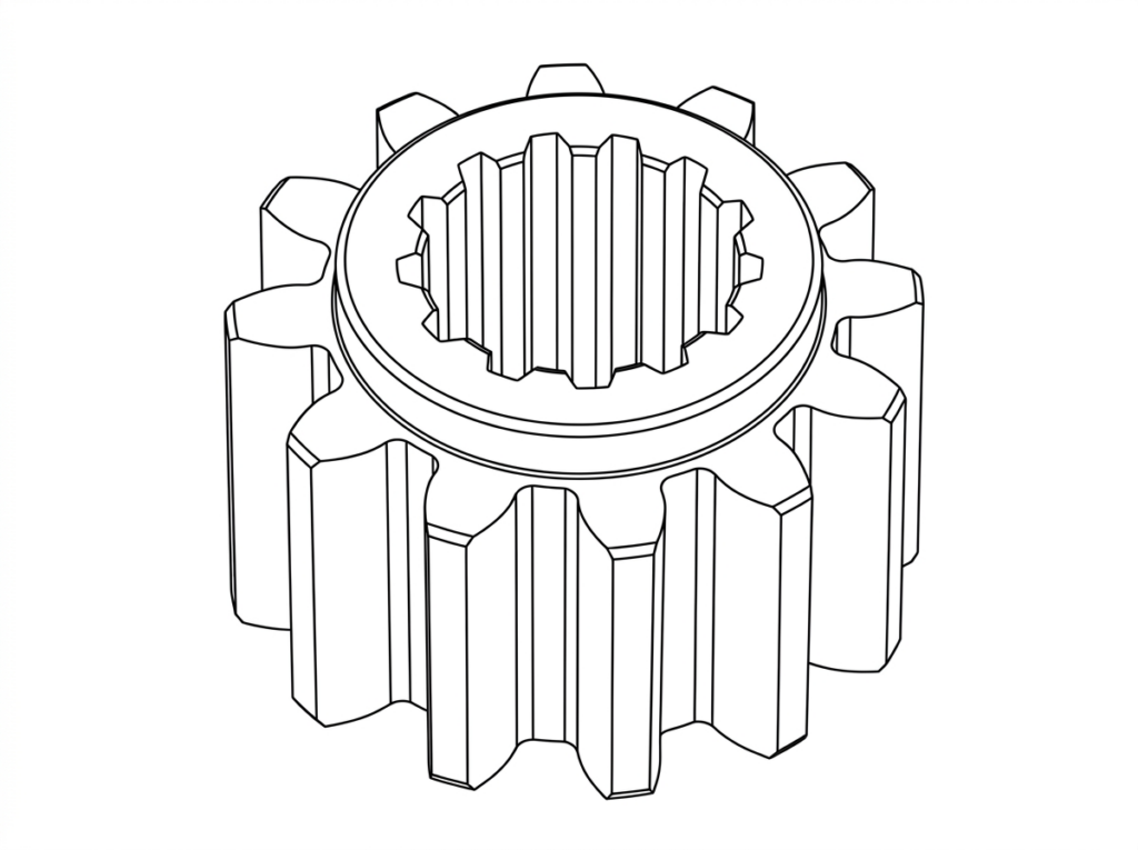 PRIMARY SUN GEAR PN: 24093 (BR-00119)