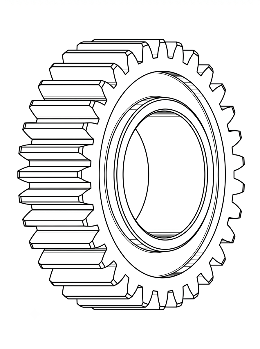PRIMARY PLANET GEAR PN: 40021 (BR-00211)