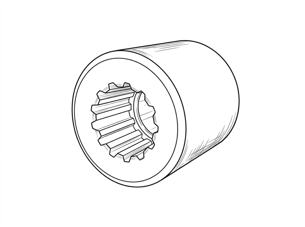 MOTOR COUPLING ASSY PN:81593 (BR-00249)