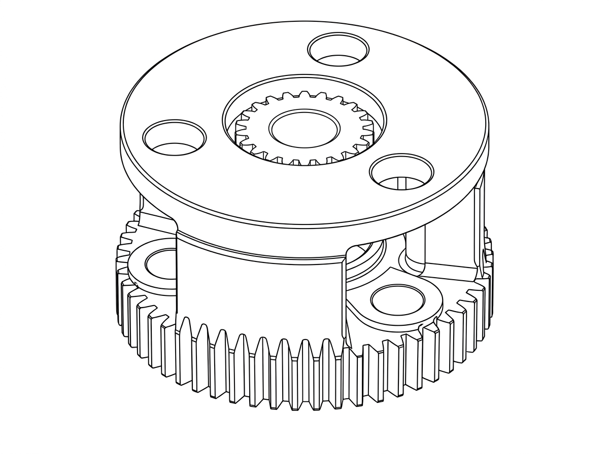 Output Planet Carrier PN: 25291 (BR-00313)