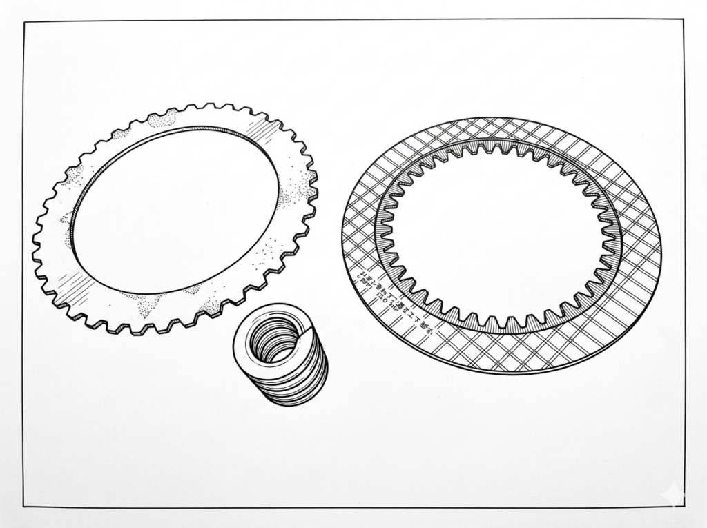 PD12C/15B 86-96 SPLINED DISC PN: 64585 (BR-00382)