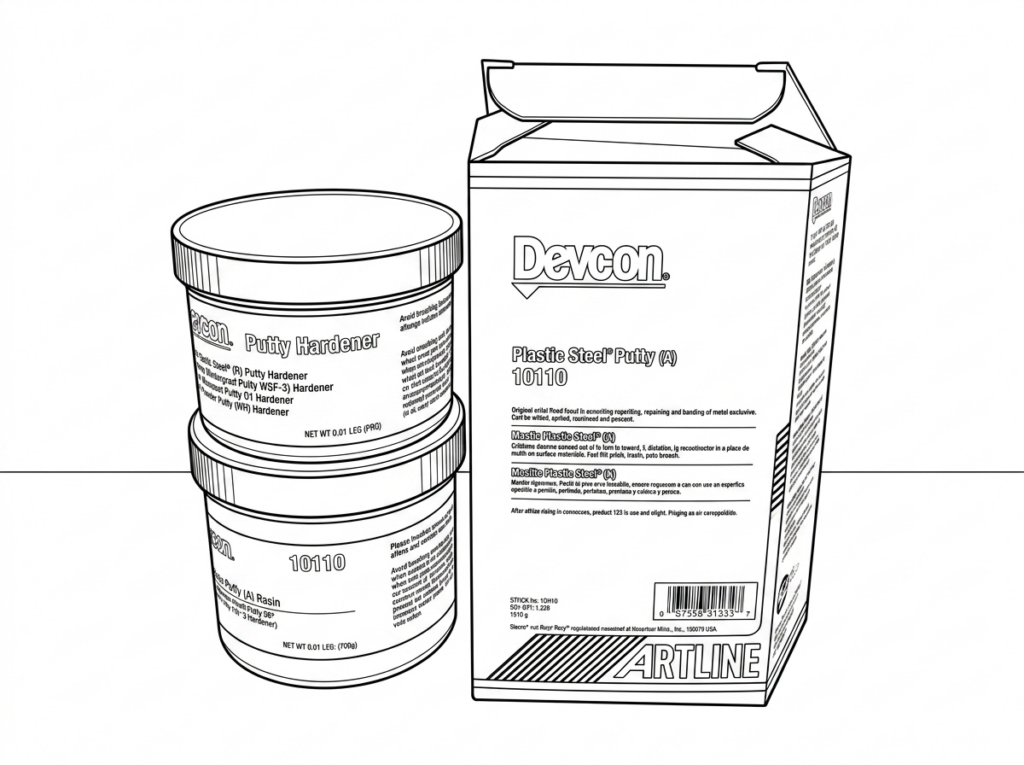 Plastic Steel Putty (Devcon) A+B (450g) (CM-00002)