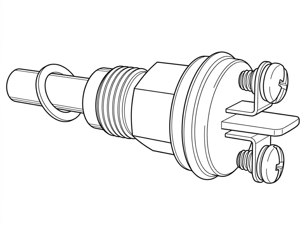 Water Temperature Gauge 3/4" PN:E527-250/300 (CP-00041)