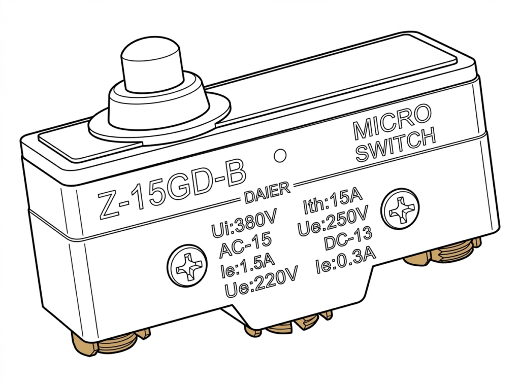 Micro Switch PN: E-BZ-2RD-D1 (CP-00079)