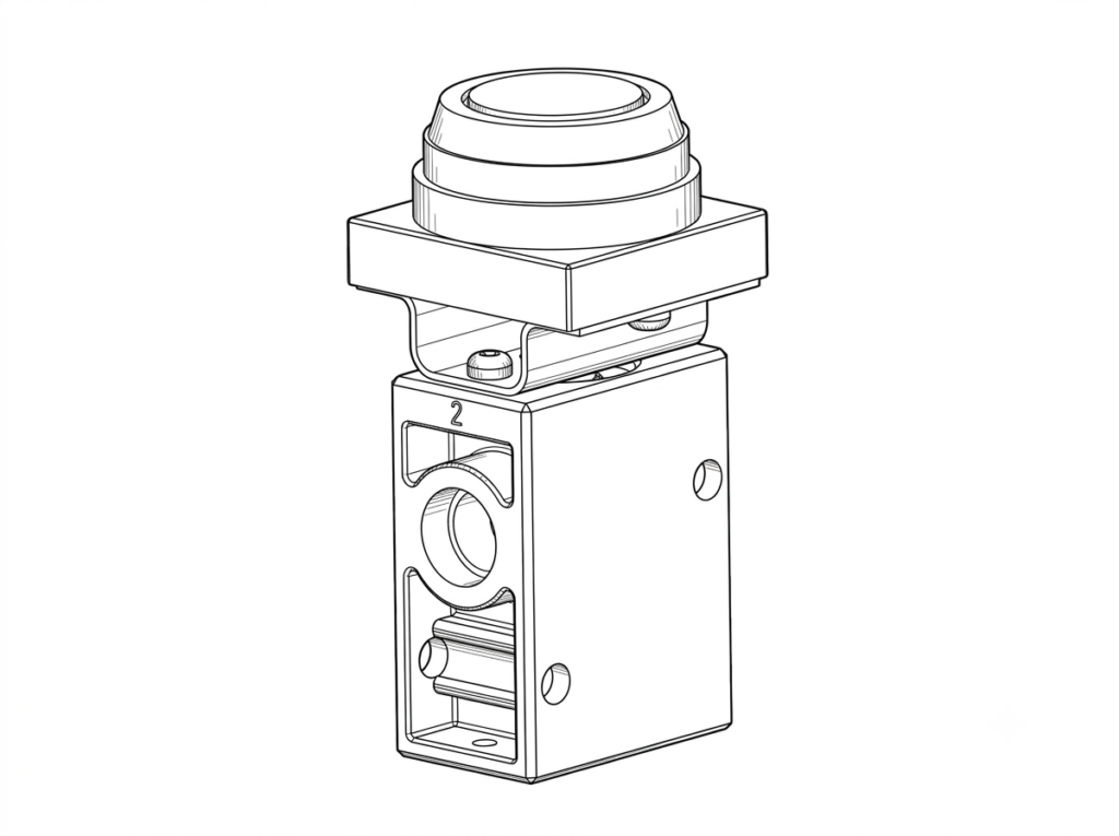 Push Button (SMC ) PN: VM230-02-33 (CP-00406)