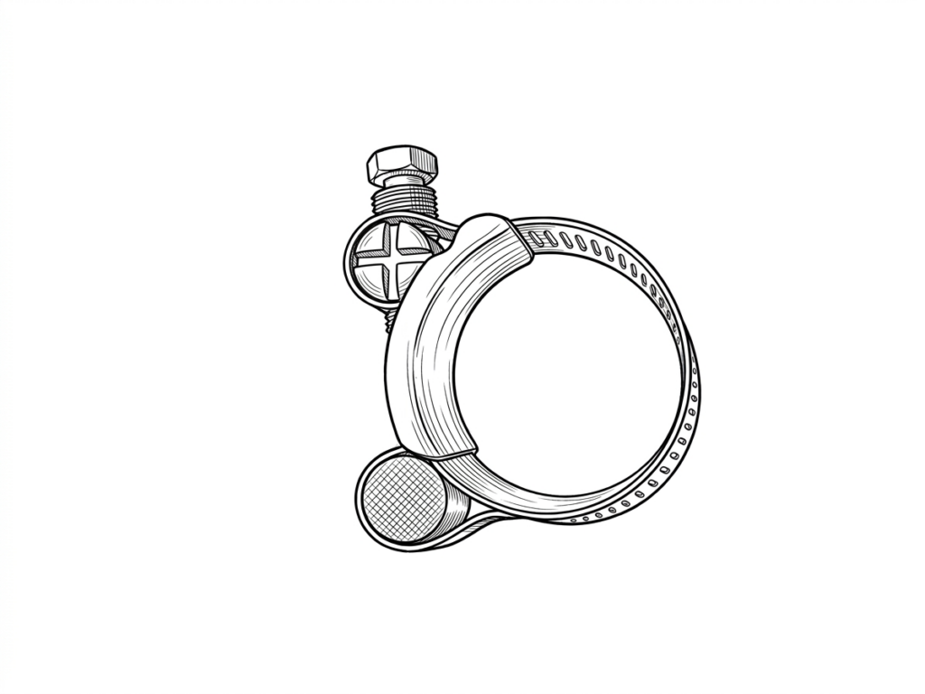 1-1/4" ID S/Steel Single Bolt Clamp (CP-00782)