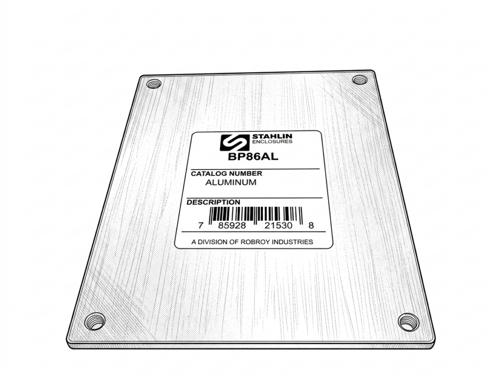 Aluminum Plate (CP-00795 PN: BP806AL)