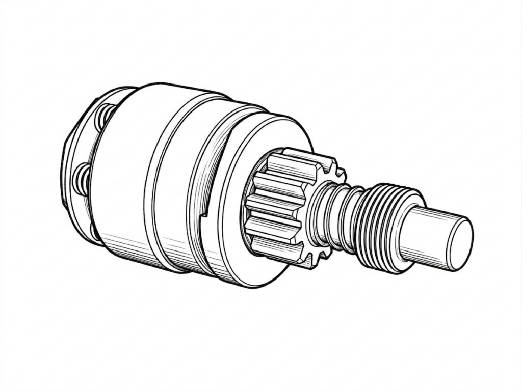 Starter Drive 12 teeth PN: 10BM-299-22 (CP-01296)