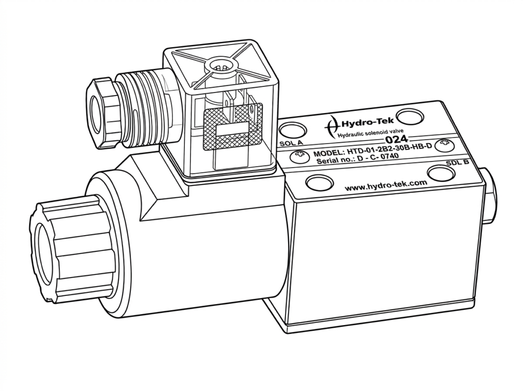 Solenoid Valve, 24VDC PN: HR4/3-SV (CP-01491)