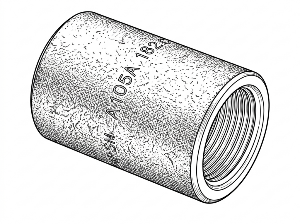 Socket, 3/4" NPTF x 3/4" NPTF x 2" (CP-01662)
