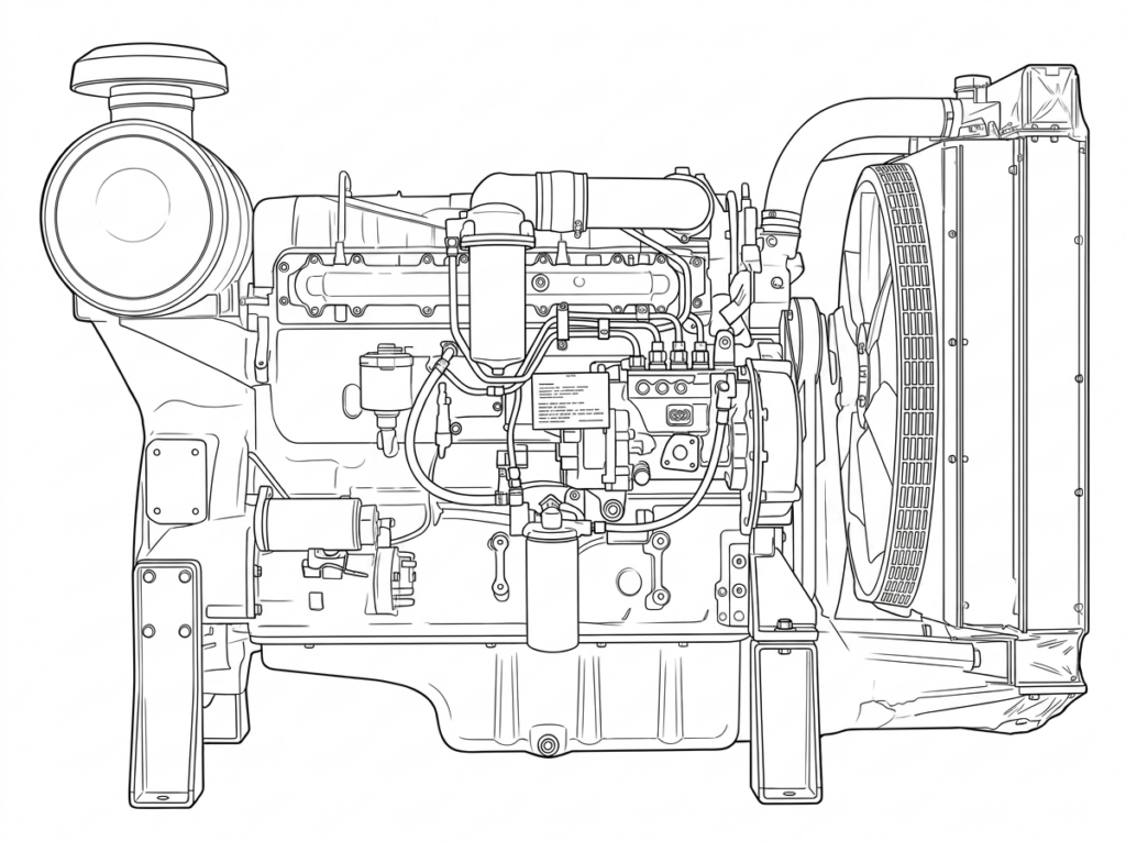 CAT C11 420 HP Engine SN: HRA01457 (CP-02404)