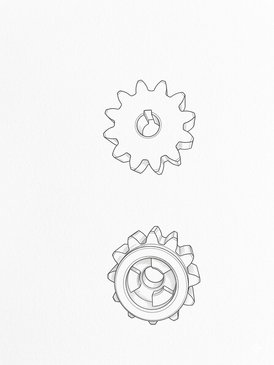 Drive Pinion (Female) 46MM X 30MM THK (CP-03845)
