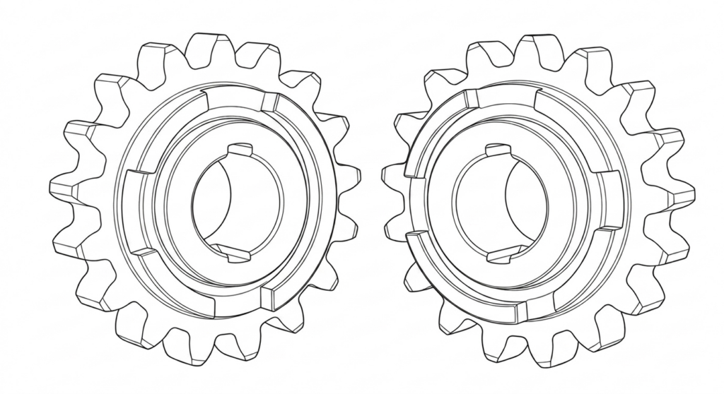 Drive Pinion (Male) 46MM X 35MM THK (CP-03846)