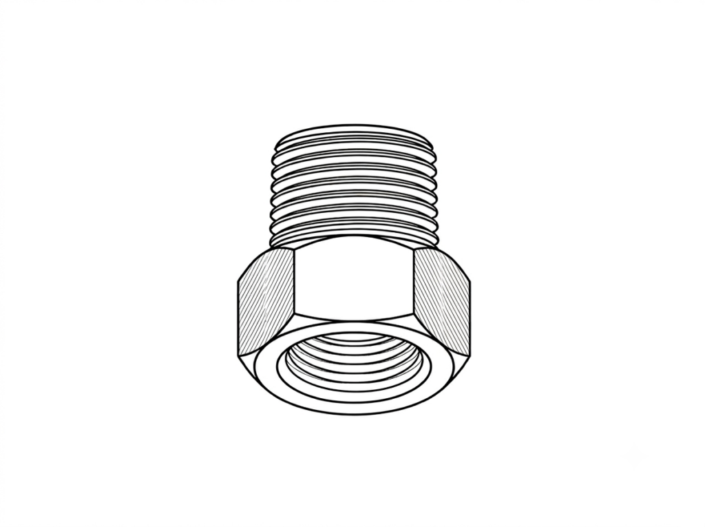 1/2" NPT (M) X 5/8" UNF (F) (EL-00388)