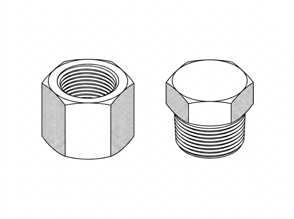 1/2" NPT Cap & Plug (HF-00223)