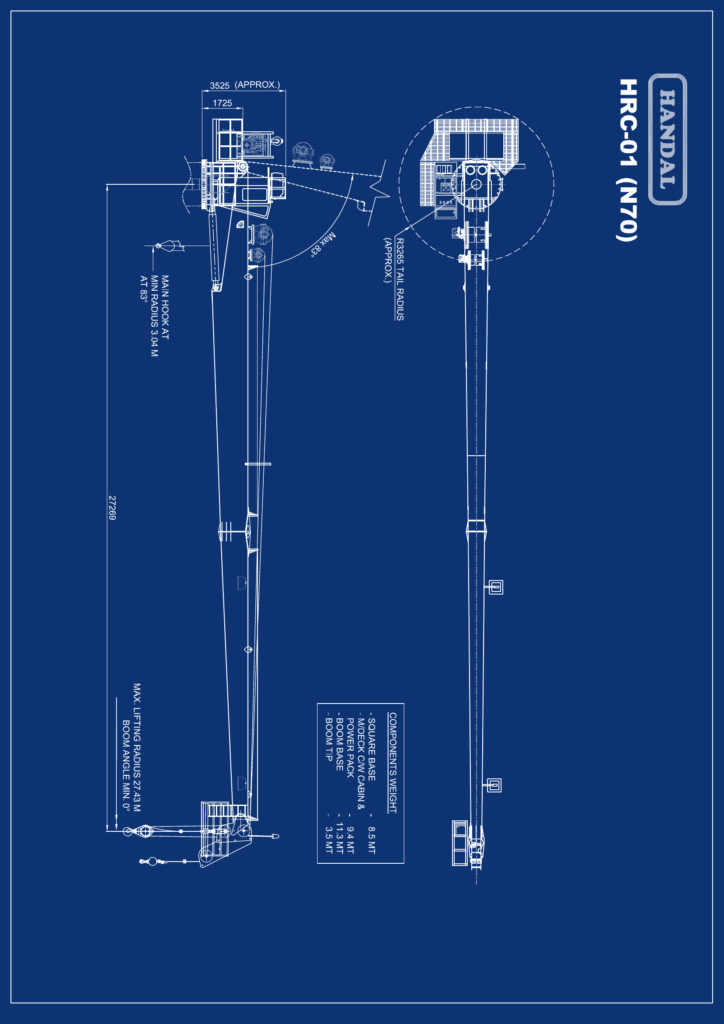 Offshore Pedestal Crane — Nautillus N70-90