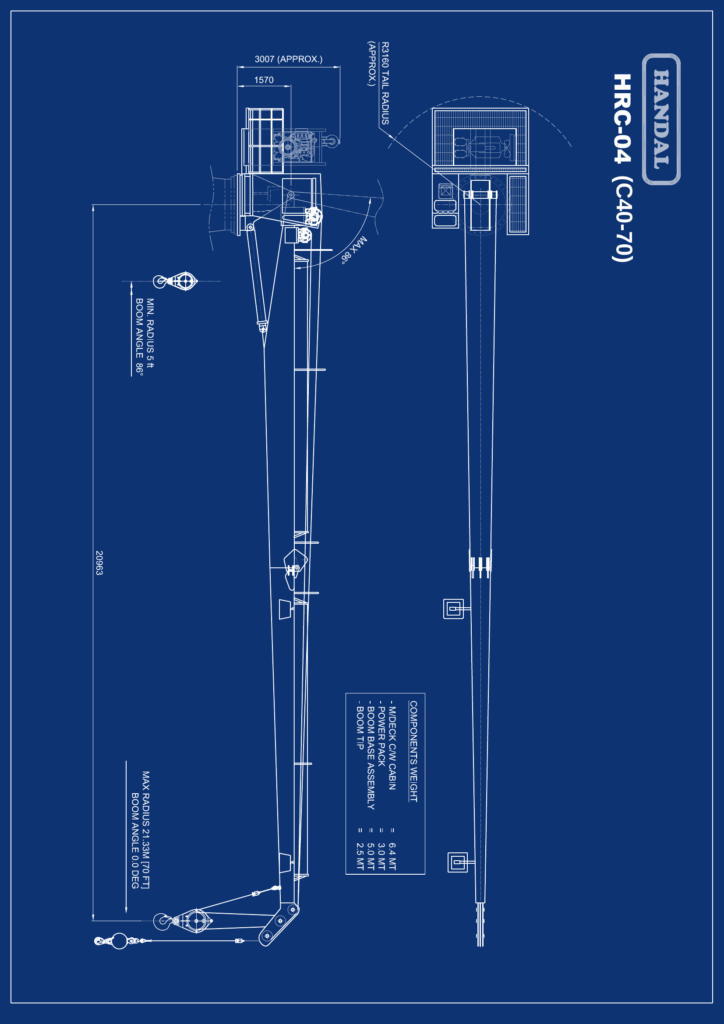 Offshore Pedestal Crane — C40-70