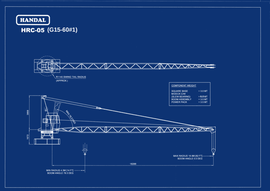 Offshore Pedestal Crane — G15-60 #1