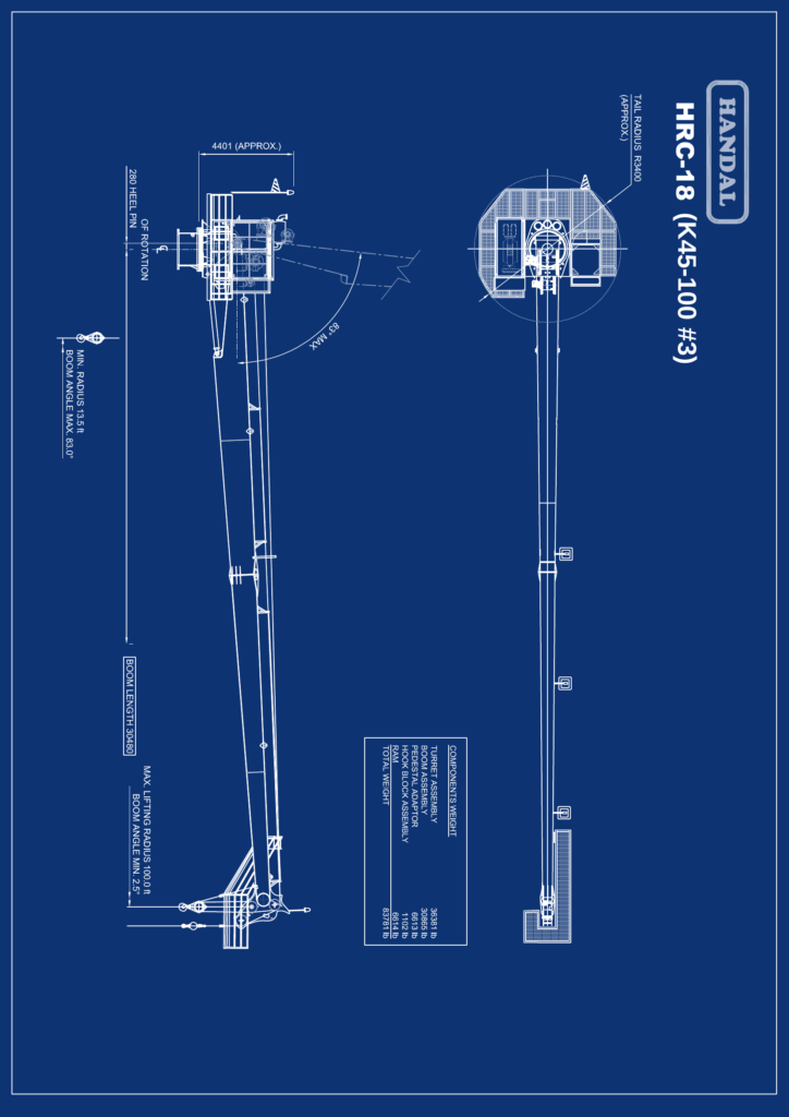 Offshore Pedestal Crane — K45-100 #3