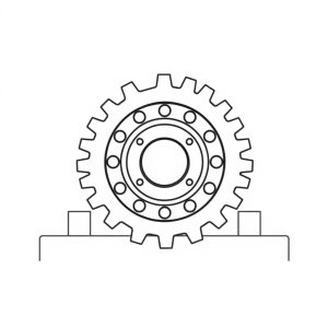 OUTPUT SUN GEAR - PN: 24444 (BR-00146)