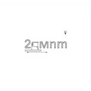 2mm (T) Aluminium With Etching Lettering & Symbol Crane Hand (OH-00498)