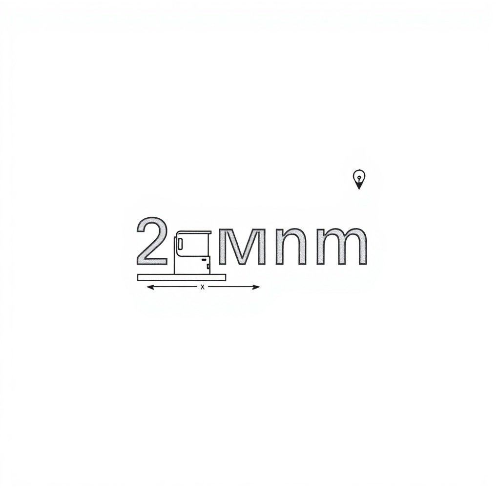 2mm (T) Aluminium With Etching Lettering & Symbol Crane Hand (OH-00498)