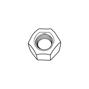 Hex Nut PN: 335-13100 (HP-D0040)