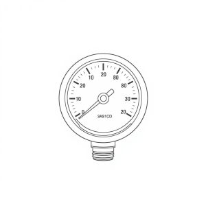 Engine Oil Pressure Gauge (24VDC) PN;: EG21-T-100-24A (CP-00038)