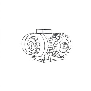 GEAR MOTOR PN: 22641 (BR-00091)