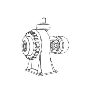 Main Hoist Gearbox PN: ED2090MN (CP-02988)