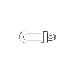 Safety Pin Bolt & Nut Type Bow Shackle -  3.25MT (S3B23)