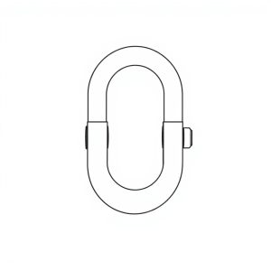 D-Shackle, SS304, 1/2" (OH-00131)