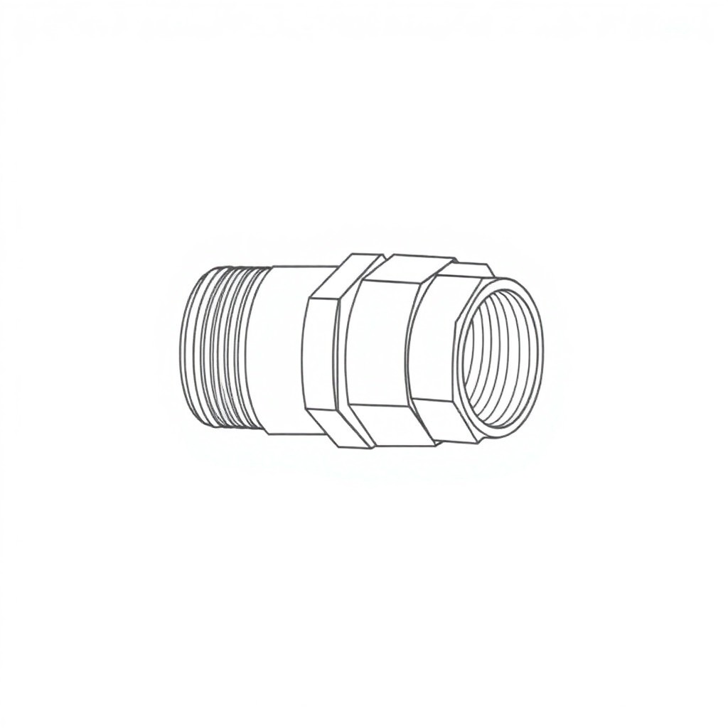 Brass REDUCER 3/4"NPT (M) X M25 (F) (EL-00496)