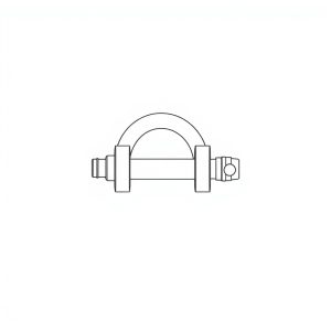 Safety Pin Bolt & Nut Type Bow Shackle - 12.0MT (S12B03)
