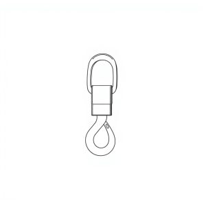 Cargo Lashing Belt Double J Hook Breaking Load: 50KN. Lashing Capacity: 25KN (LS2-H04)