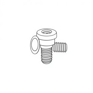 Button Cap Screw, SS316, c/w  NUT,DFW/SW, M6 x 16 (BN-00177)