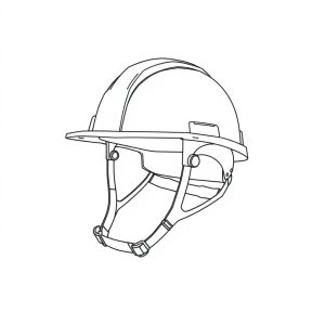 Safety Helmet Green (Caps) c/w Fastrac & Chinstrap (PE-00038)
