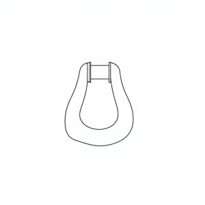 Safety Pin Bolt & Nut Type Bow Shackle -  6.5MT (S6B22)