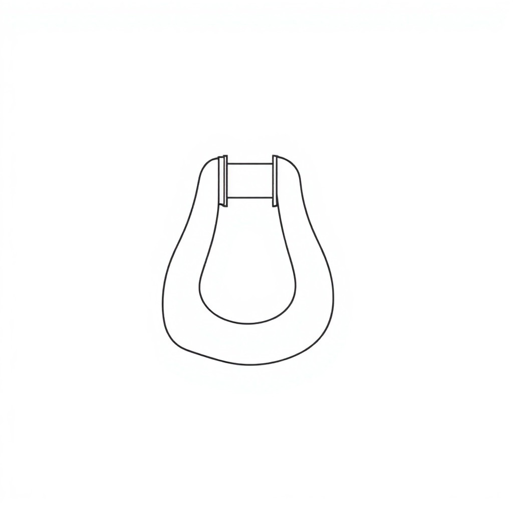 Safety Pin Bolt & Nut Type Bow Shackle - 6.5MT (S6B22)