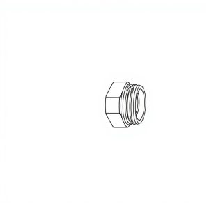 Pipe Adaptor, Stainless Steel, 1/2" NPTM x 1/2" NPTM (CP-02543)