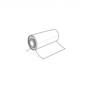 Transparent Plastic Sheet Roll (CM-00077)