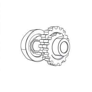 PRIMARY PLANET GEAR SHAFT - PN: 26295 (BR-00207)