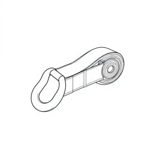Cargo Lashing Belt Double J Hook Breaking Load: 50KN. Lashing Capacity: 25KN (LS2-H02)