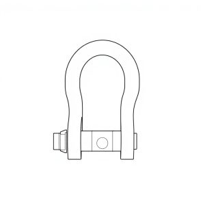 Bow Type Bolt Shackle - 8.5MT (191007D)