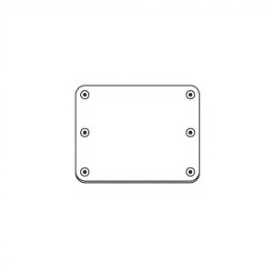 Stainless Steel Marker Plate PN: SSMP-4 (OH-00053)